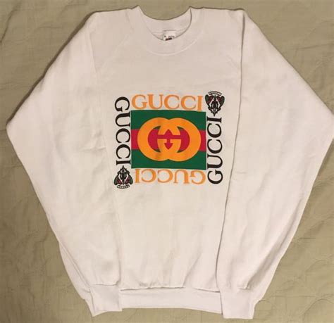 vintage gucci crewneck sweater|Vintage Gucci Crew Neck for sale .